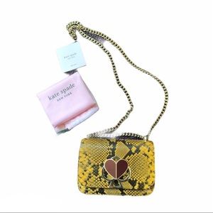 Mini Kate Spade snakeskin crossbody